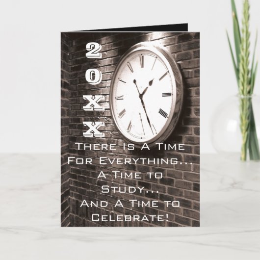 祝福!行こうパーティー!卒業カード カード (正面)