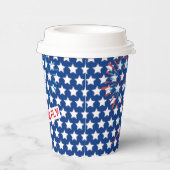 祝福!7月4日アメリカ合衆国国旗BBQ 紙コップ (右)