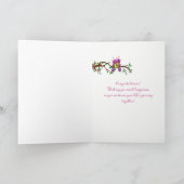 祝福!- Love Birds カード (内部)