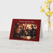 祝私たちの"記念日"は"今までにない"のような カード (黄色い花)