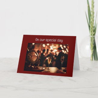 祝私たちの"記念日"は"今までにない"のような カード