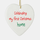祝第1回クリスマスホーム セラミックオーナメント (右)