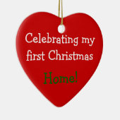 祝第1回クリスマスホーム セラミックオーナメント (右)