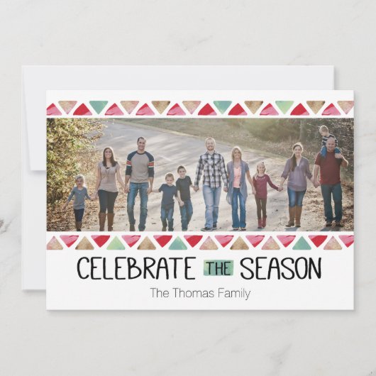 祝節 招待状 (正面)