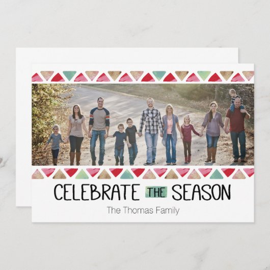 祝節 招待状 (正面/裏面)