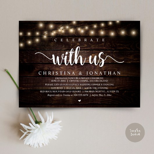 祝素朴食結婚事落ち 招待状