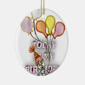 祝誕生日よくはしゃぐと幸せ セラミックオーナメント (右)