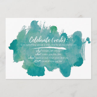 祝誕生日招待状 招待状