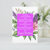 祝誕生日 カード (スタンド正面)