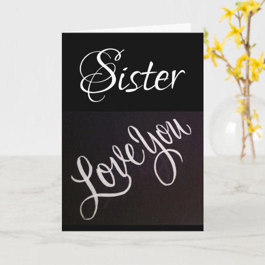 祝誕生日***姉妹*** カード (黄色い花)