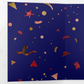 祝賀オーナメント7 三つ折りクリスマスカード (内部最初)