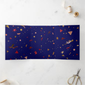 祝賀オーナメント7 三つ折りクリスマスカード (内部)