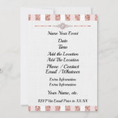 祝賀会へのご招待 招待状 (裏面)