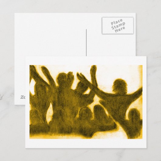 祝賀葉書 ポストカード (正面/裏面)