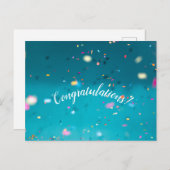 祝賀葉書 ポストカード (正面/裏面)