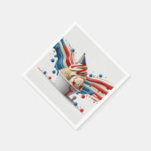 祝赤白青 スタンダードカクテルナプキン (角)