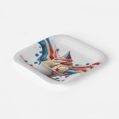 祝赤白青 ペーパープレート (傾斜あり)