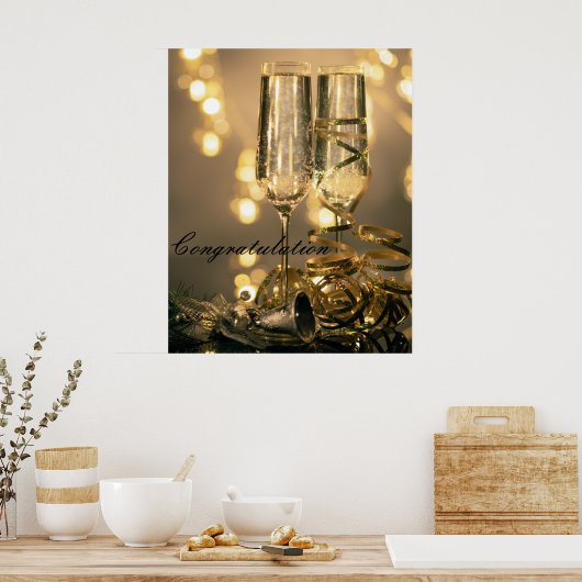 祝辞 ポスター (キッチン)