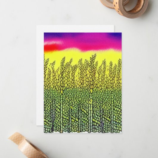 祝農家 ノートカード (正面/裏面インサイチュ)