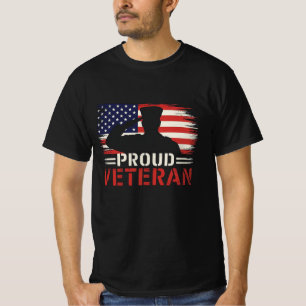祝退役軍人作品ユニークの英雄 Tシャツ