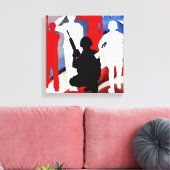 祝退役軍人 キャンバスプリント (インサイチュ (リビング))