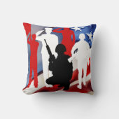 祝退役軍人 クッション (正面)