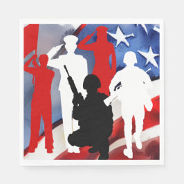 祝退役軍人 スタンダードランチョンナプキン