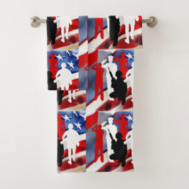 祝退役軍人 バスタオルセット