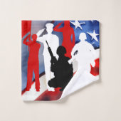 祝退役軍人 バスタオルセット (ウォッシュタオル)