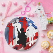 祝退役軍人 ペーパープレート (パーティー)