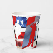 祝退役軍人 紙コップ (正面)