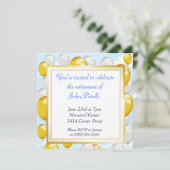 祝退職 招待状 (スタンド正面)