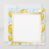 祝退職 招待状 (裏面)