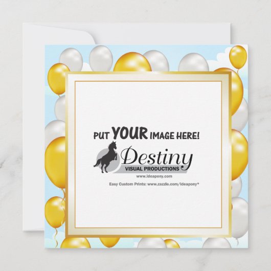 祝退職 招待状 (裏面)