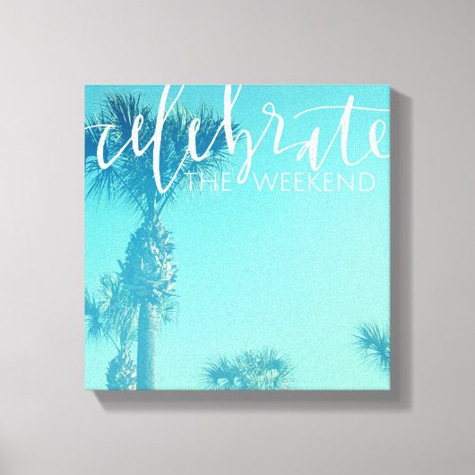 祝週末 キャンバスプリント (正面)