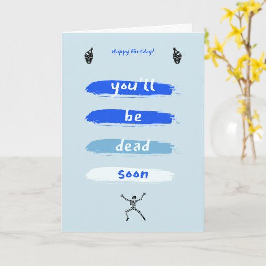 祝間 カード (黄色い花)