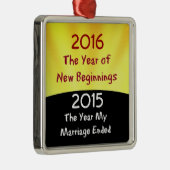 祝離婚 メタルオーナメント (右)