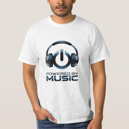 祝音楽とグラフィユニークックスタイリッシュス Tシャツ (正面)