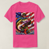 祝魚釣りの愛を示す Tシャツ (デザイン正面)