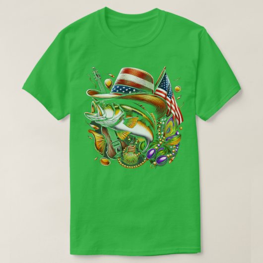 祝魚釣りの愛を示す Tシャツ (デザイン正面)