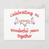 祝40年 ポストカード (正面)