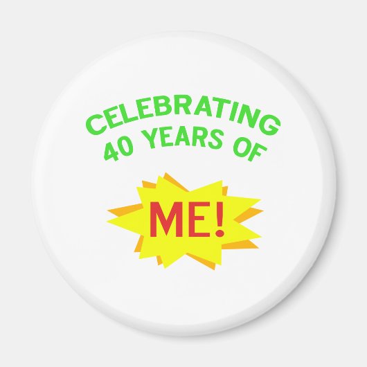 祝40年 マグネット (正面)