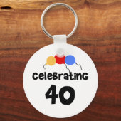 祝40 キーホルダー (正面)