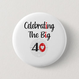 祝40 缶バッジ