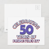 祝50年の地獄 ポストカード (正面/裏面)