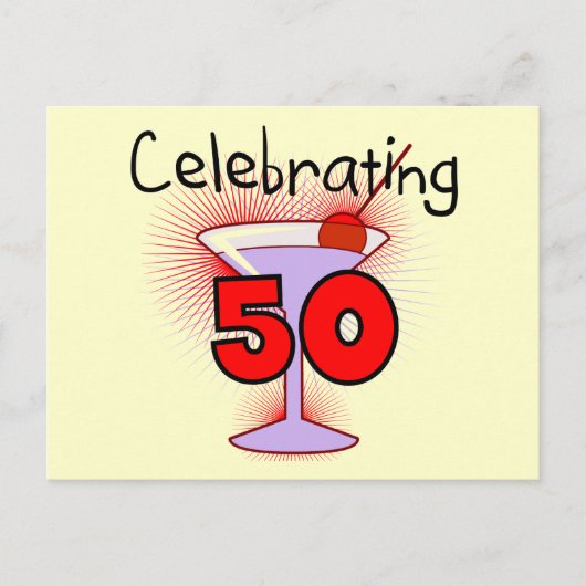 祝50枚のTシャツとギフト ポストカード (正面)