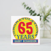 祝65年 カード (スタンド正面)