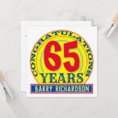 祝65年 カード (正面/裏面インサイチュ)