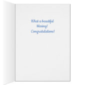 祝!おめでとうオン新生児ボーイ (内側 (右))