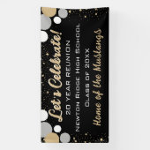 祝!おもしろい紙吹雪クラス懇親会バナー 横断幕 (縦)